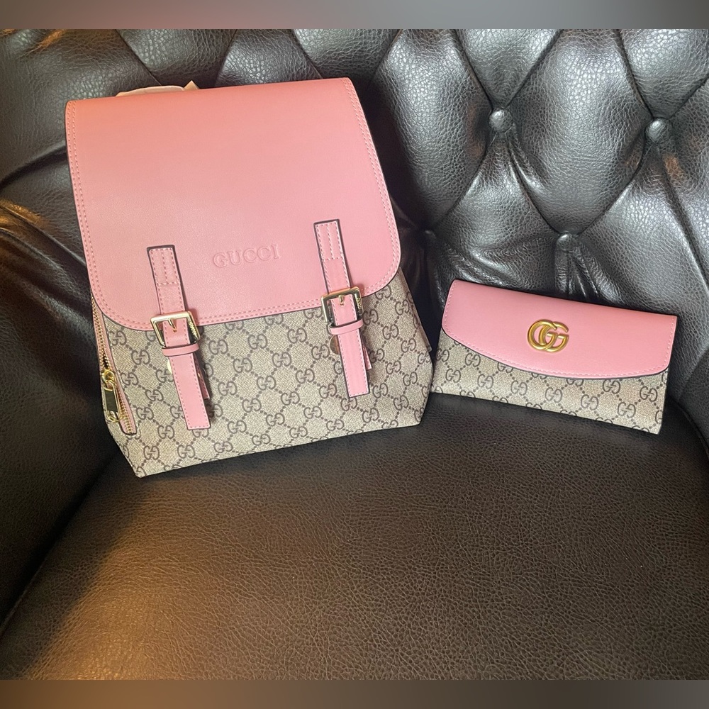 Inspired backpack and wallet
